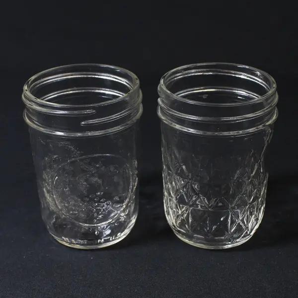 Lot of 10 Assorted Ball and Kerr Half Pint Canning Jars No Lids