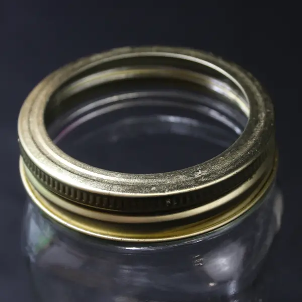 Lot of 10 Kerr Pint Canning Jars Wide And Narrow Mouth W/ Rings No Lids