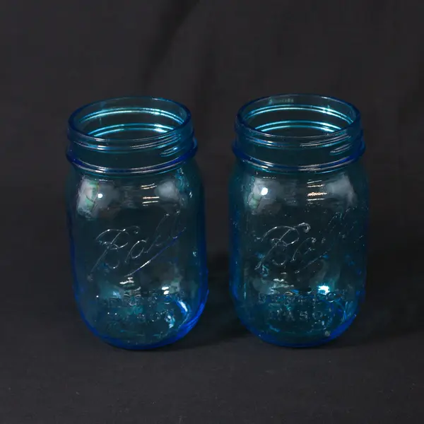  2 Aqua Ball Mason Pint Canning Jars 1913-15 100 Years of American Heritage