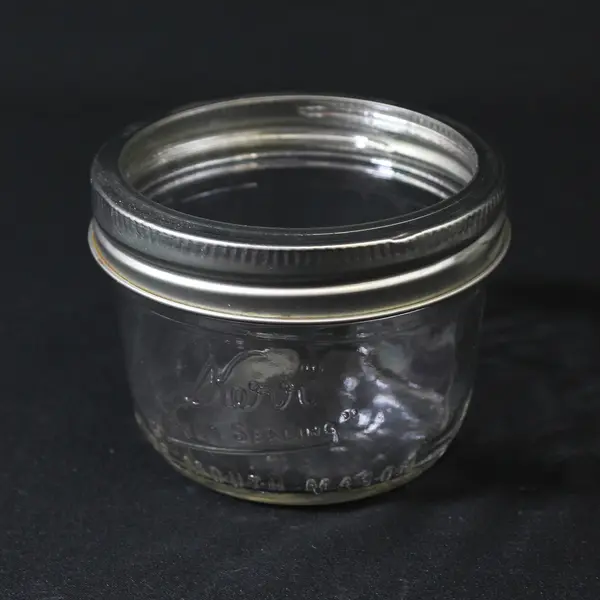 Lot of 12 Kerr Wide Mouth Half Pint Canning Jars W/ Rings No Lids