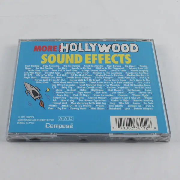 More Hollywood Sound Effects 1989 CD 