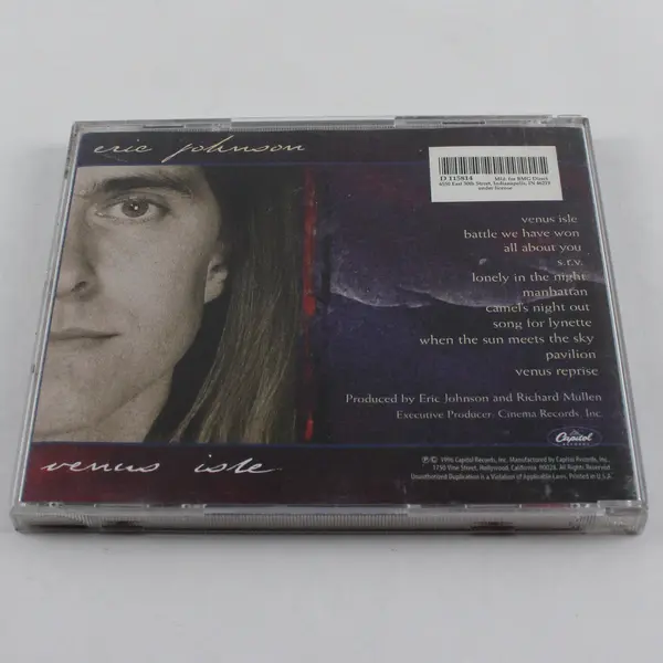 Eric Johnson Venus Isle CD Capitol Records Album 1996 