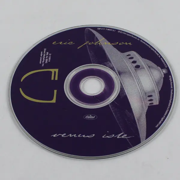 Eric Johnson Venus Isle CD Capitol Records Album 1996 