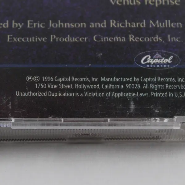 Eric Johnson Venus Isle CD Capitol Records Album 1996 