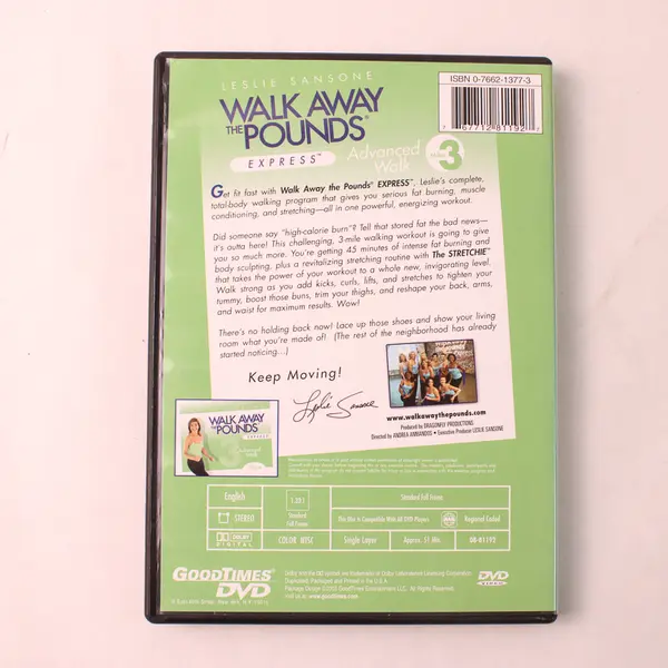 Walk Away the Pounds Express-Advanced Walk (DVD, 2003)