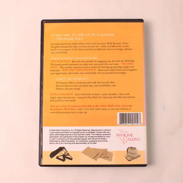 Advanced 1-Mile Booster Walk at Home Leslie Sansone DVD 2006 Walk Productions