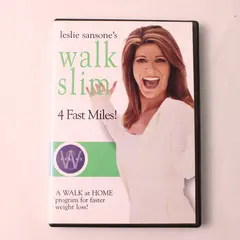 Walk Productions Inc 2008 DVD Leslie Sansone's Walk Slim 4 Fast Miles Health
