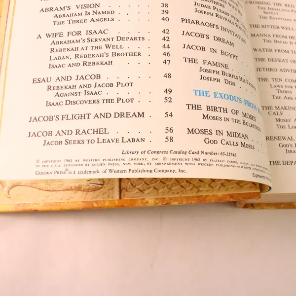 Vintage 1965 The Children's Bible Golden Press Western Publishing - Good