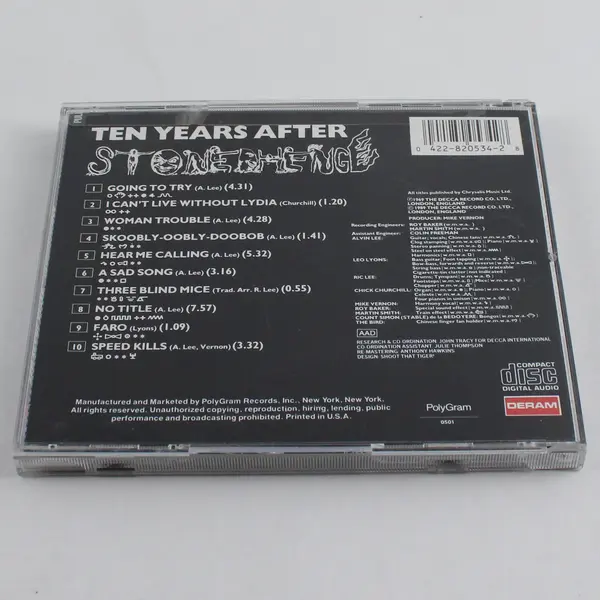 Stonedhenge by Ten Years After CD Album Blues Rock 1989