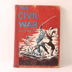 VTG 1955 The Civil War by Fletcher Pratt-Illustrated by Lee J. Ames-Hardcover