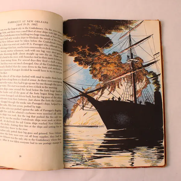 VTG 1955 The Civil War by Fletcher Pratt-Illustrated by Lee J. Ames-Hardcover