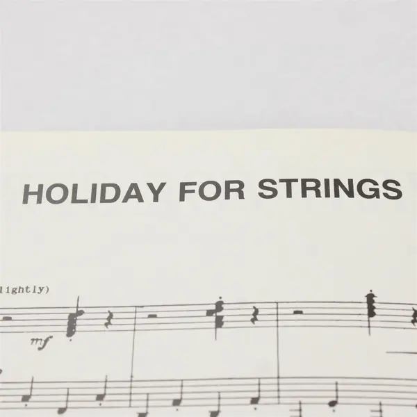 Holiday for Strings David Rose Warner Bros Sheet Music