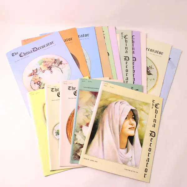 Lot of 17 The China Decorator Magazine (2001-2007)
