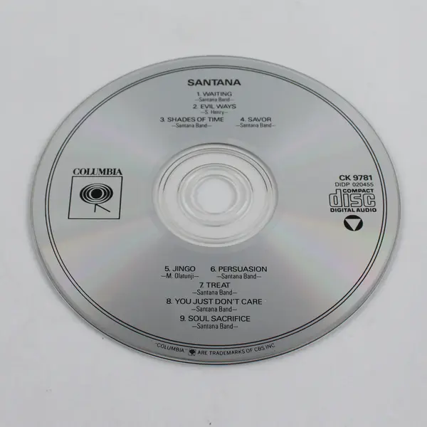 Santana Self-Titled CD Album Columbia Records