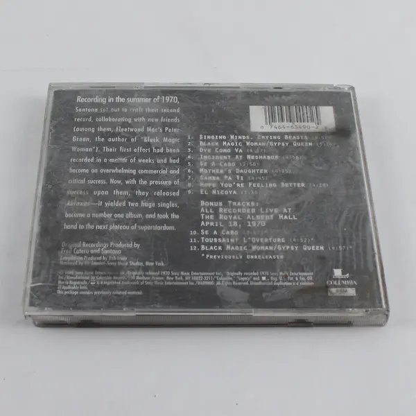 Santana Abraxas 30th Anniversary Expanded Edition CD 1998 Remastered