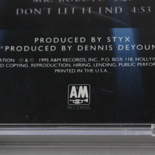 Styx: Greatest Hits Digitally Remastered Compilation 1995 CD A&M Records