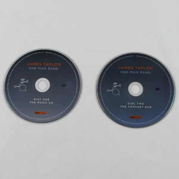 One Man Band by James Taylor 2-Disc Set (Music CD + Concert DVD) 2007 