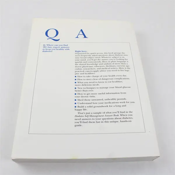 Diabetes Self-Management Answer Book 501 Tips & Secrets 2004 Paperback