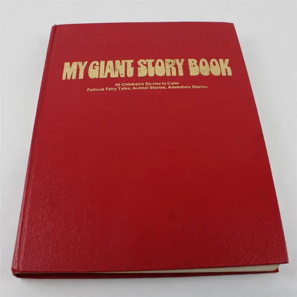 My Giant Story Book 40 Children's Stories Famous Fairy Tales 1972 Hardcover Good