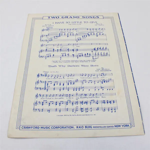 VTG 1942 Sheet Music I Just Kissed Your Picture Goodnight Joan Brooks