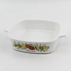 Corning Ware Spice of Life L'Echalote A-1-B Quart Casserole Dish No Lid