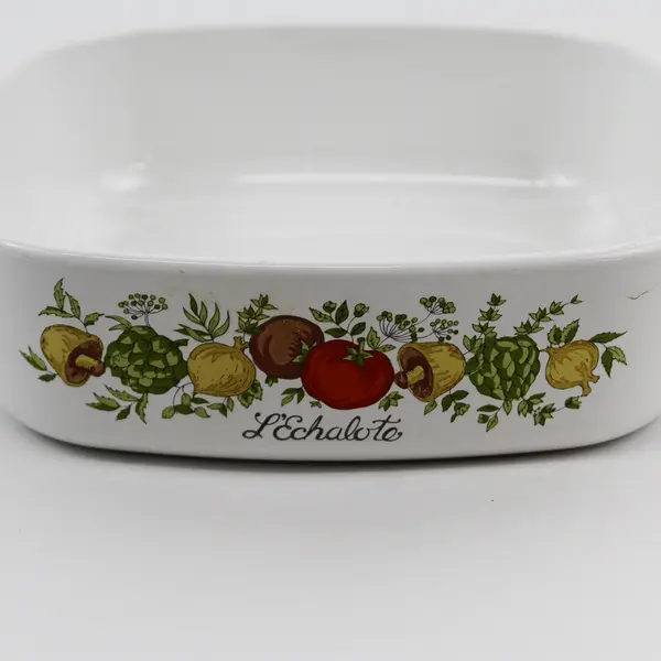 Corning Ware Spice of Life L'Echalote A-1-B Quart Casserole Dish No Lid