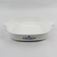 Vintage Corning Ware 10 inch Blue Cornflower Casserole P-10-B No Lid