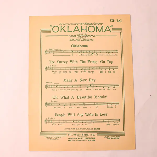 If I Loved You 1944 Carousel Sheet Music Williamson Music Inc