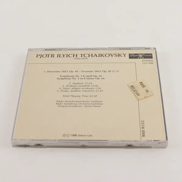 Tchaikovsky '1812' Overture, Symphony No. 5 Digital CD 1988, #CCT 633