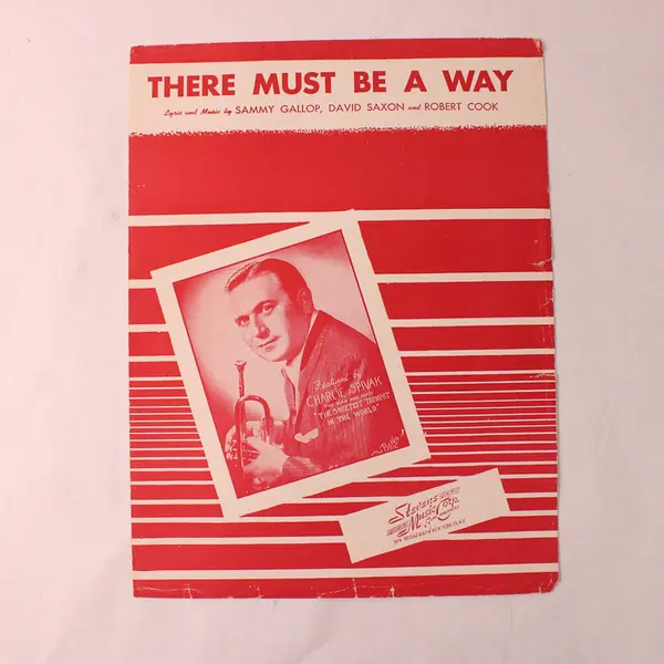 Vintage 1940 Sheet Music There Must Be A Way Gallop Saxon Cook Stevens
