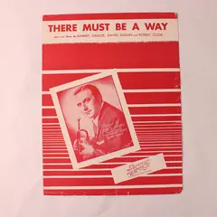 Vintage 1940 Sheet Music There Must Be A Way Gallop Saxon Cook Stevens