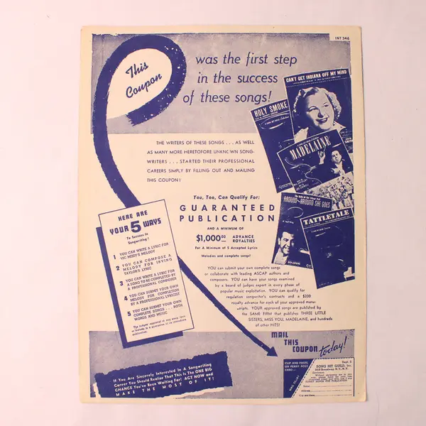 Vintage 1943 Sheet Music It's Love, Love, Love! David Whitney Kramer Piano