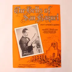 VTG 1941 Sheet Music The Bells of San Raquel Spanish & English Lyrics