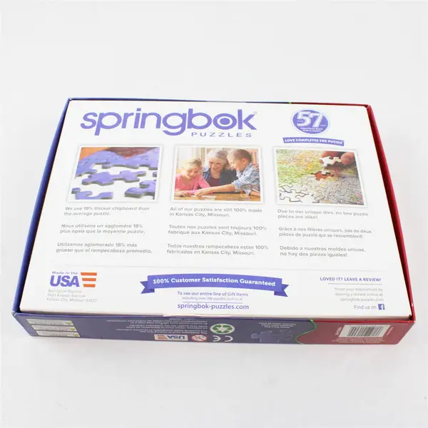 Springbok 500 Pc. Jigsaw Puzzle Winter's Home 2020 #34-01604 US Made, complete 