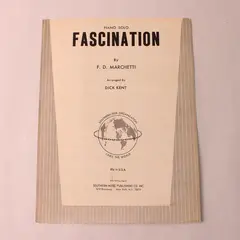 VTG 1957 Sheet Music Fascination Piano Solo F D Marchetti Arranged by Dick Kent