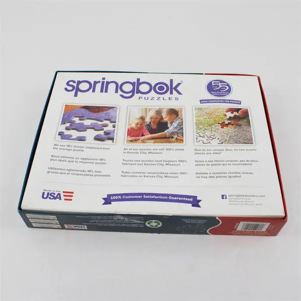 Springbok 500 Pc. Jigsaw Puzzle The Falling Snow  2015  #34-01520, complete 