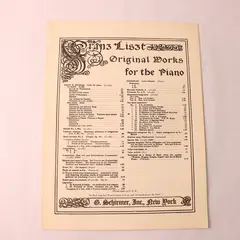 Vintage 1930 Sheet Music Rhapsodie hongroise No. 6 Franz Liszt For Piano