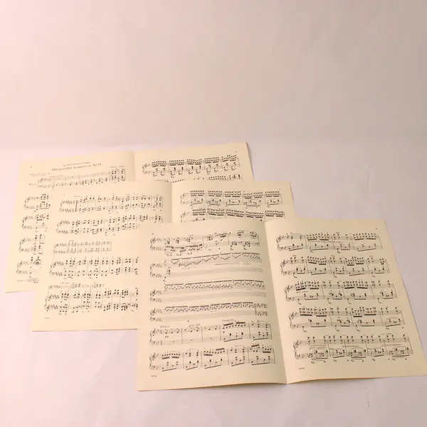 Vintage 1930 Sheet Music Rhapsodie hongroise No. 6 Franz Liszt For Piano