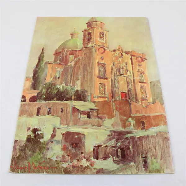 Lot of 2 Walter T Foster Buckley Parsons Airbrush Rendering Faults in Oil