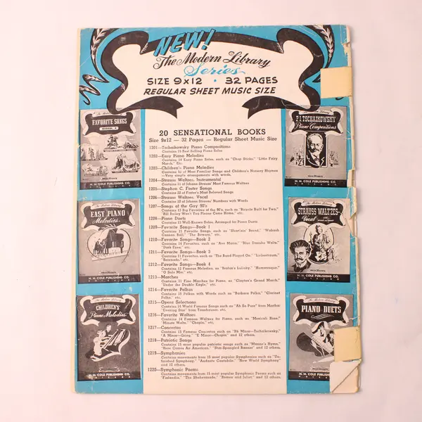 Vintage 1942 Polka Songbook The Modern Library Favorite Polkas 