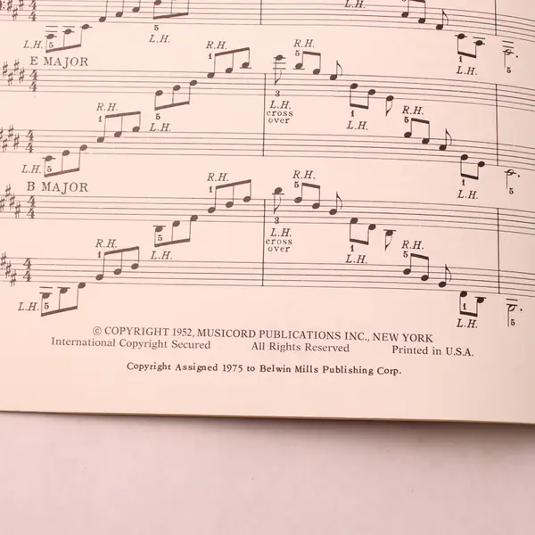 Vintage 1975 My Arpeggio Book By David Hirschberg Beginner Intermediate Level