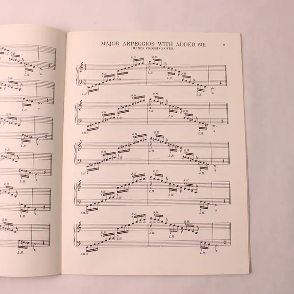 Vintage 1975 My Arpeggio Book By David Hirschberg Beginner Intermediate Level