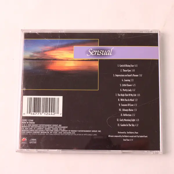 2000 Sensual Herbal Formula Aromatherapy Music Collection Jim Roberts on Piano