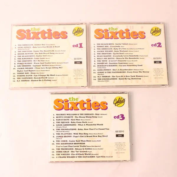 The Sixties 3-CD Set 2000 In Separate Cases Good Condition