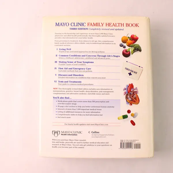 Mayo Clinic Family Health Book 3rd Edition Revised Updated 2005 Hardcover DJ
