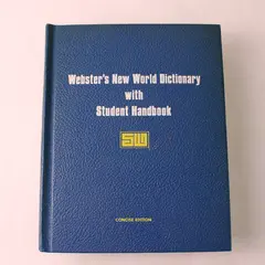 VTG Webster's New World Dictionary w/Student Handbook Concise Edition 1978 HC