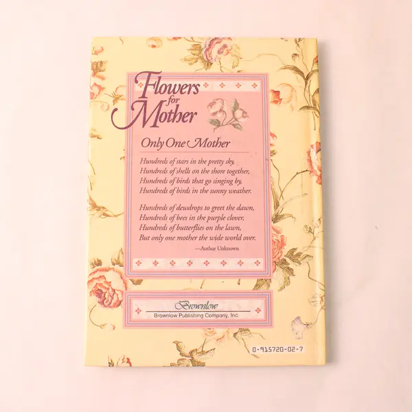 Vintage Flowers for Mother by Leroy Brownlow 1990 Hardcover Good Condition