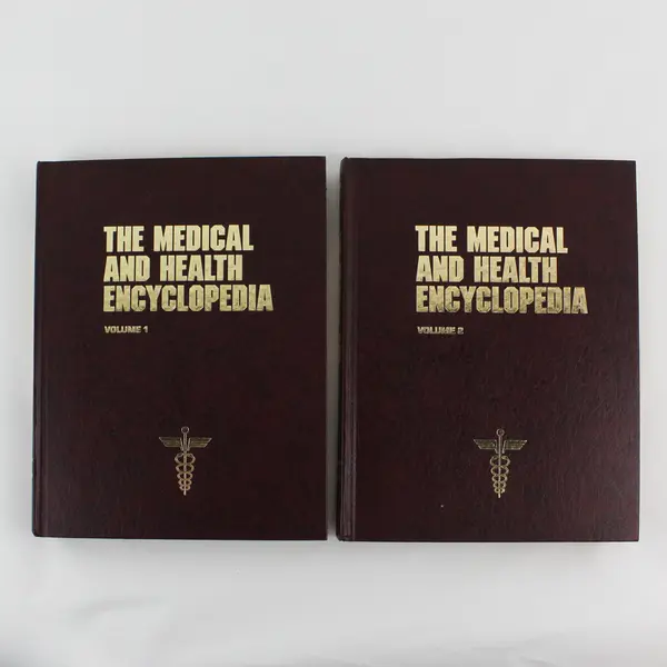 1991 The Medical and Health Encyclopedia Complete 2-Volume Set Hardcover Good