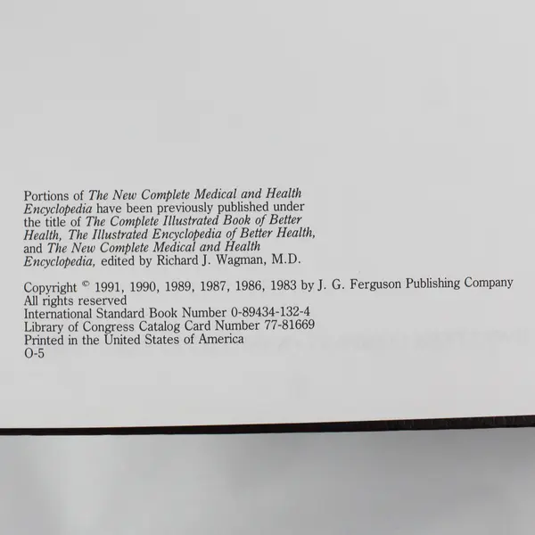 1991 The Medical and Health Encyclopedia Complete 2-Volume Set Hardcover Good
