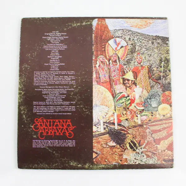 Santana Abraxas Columbia KC 30130 12" Vinyl LP Used